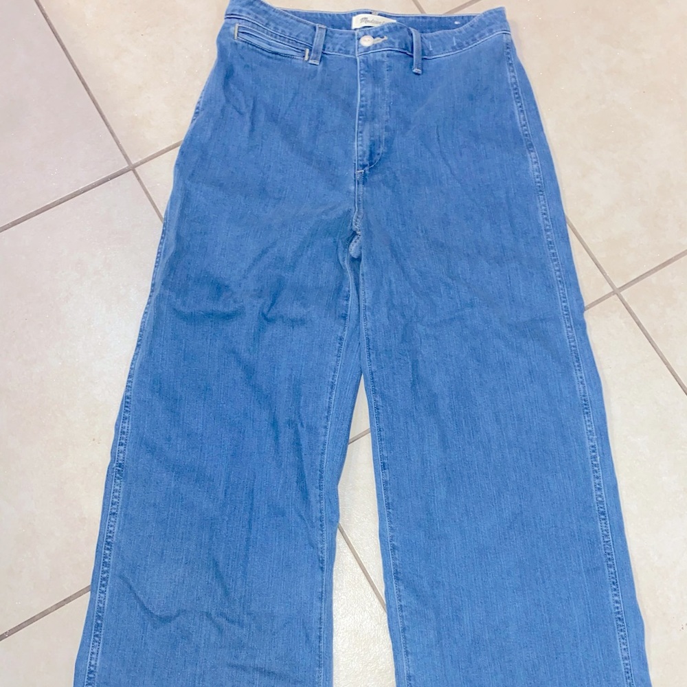 NWOT madewell Emmett wide-leg crop pants